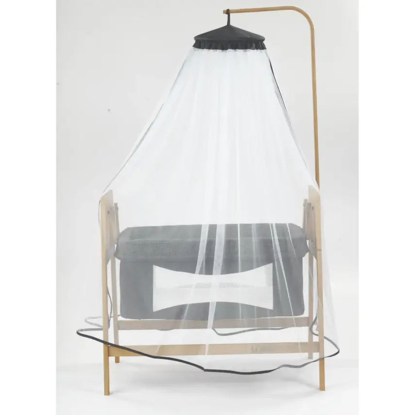 Duux Lora Ahşap Beşik 50*90 Gri - 3