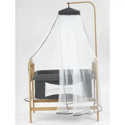 Duux Lora Ahşap Beşik 50*90 Gri - 6