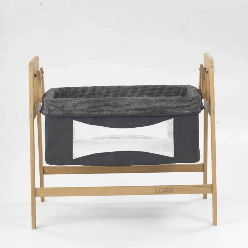 Duux Lora Ahşap Beşik 50*90 Gri - 7