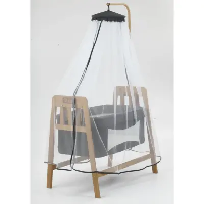 Duux Lora Ahşap Beşik 50*90 Gri - 9