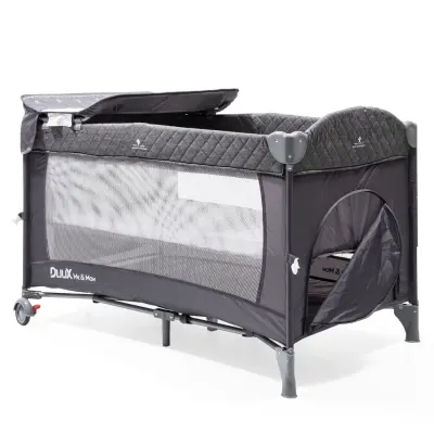 Duux Me And Mom Anne Yanı Oyun Parkı 70x120 cm Dark Grey - 3