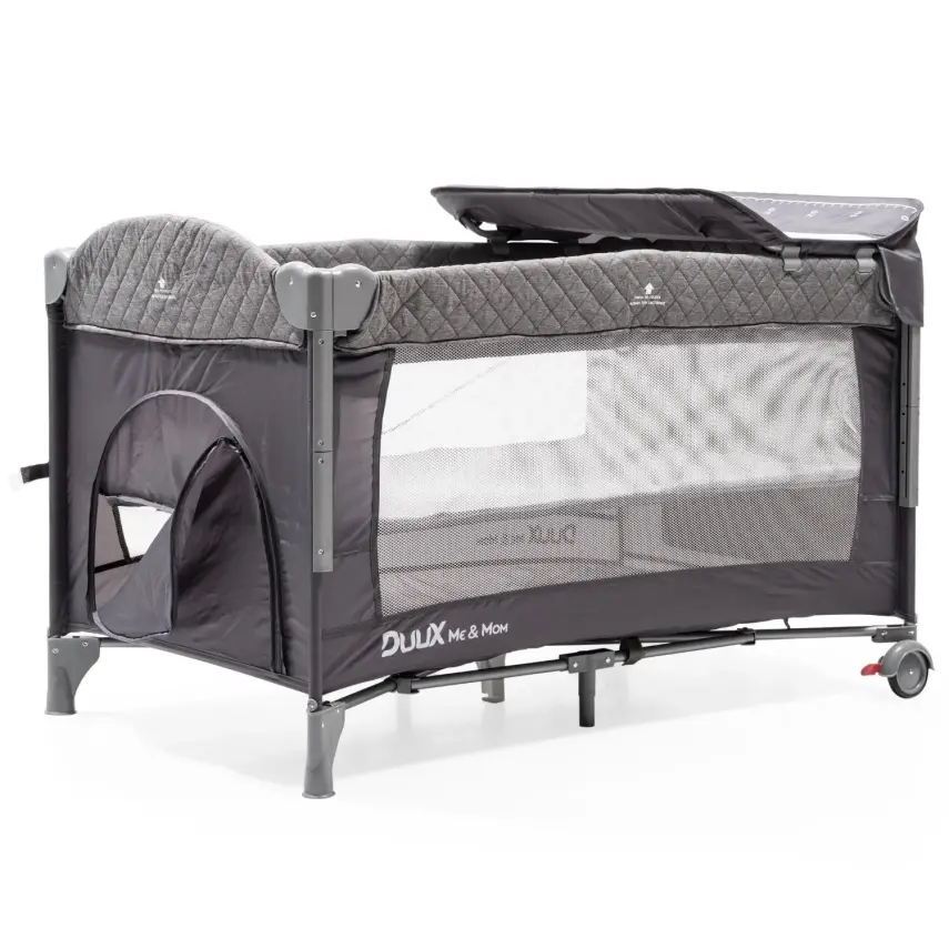 Duux Me And Mom Anne Yanı Oyun Parkı 70x120 cm Grey - 1