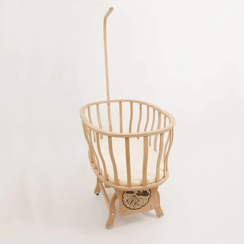 Duux Naturel Sepet Beşik-Uyku Seti Gri Yıldız Zigzag - 4