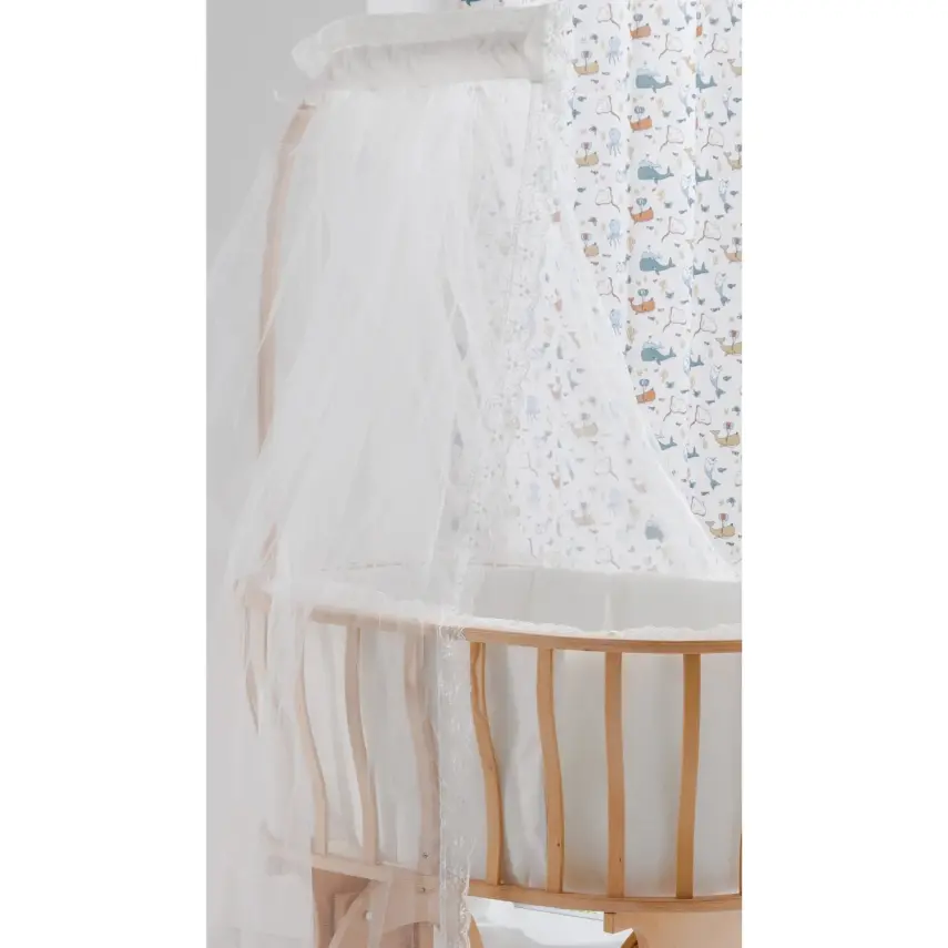 Duux Naturel Sepet Sallanır Beşik-Uyku Setli Krem - 2