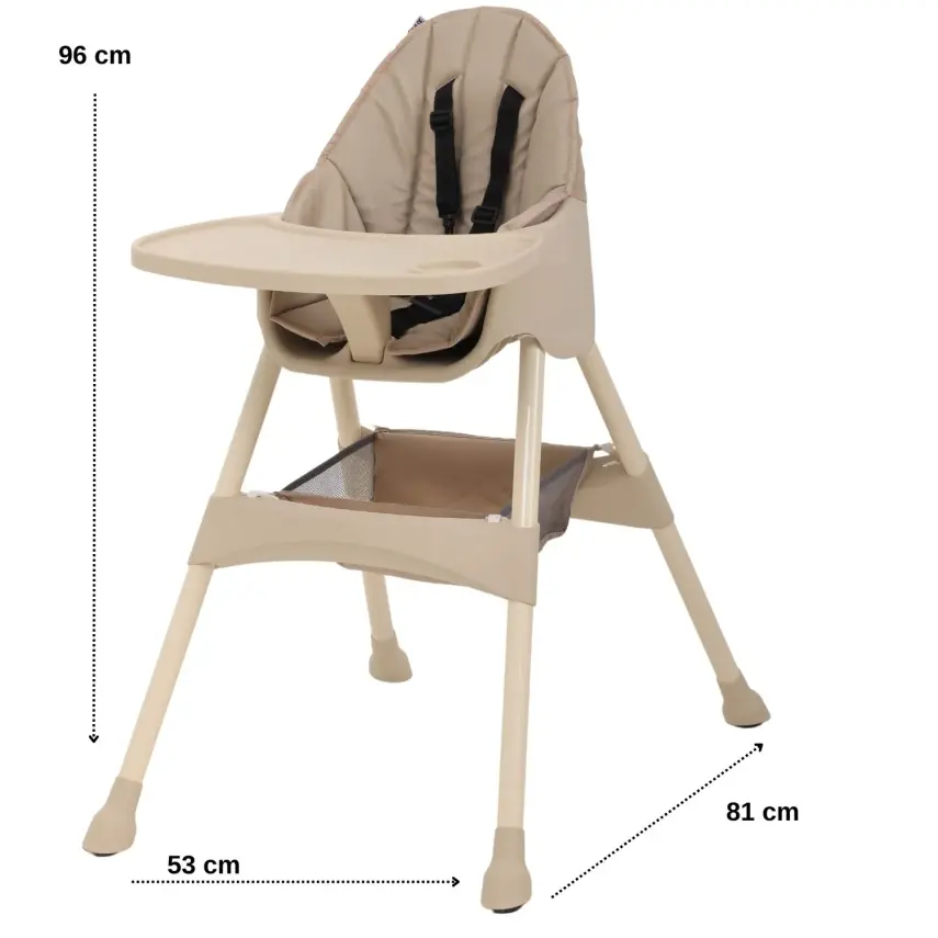 Duux Omega Sepetli Çıkarılabilir Tepsili Mama Sandalyesi Yeşil - 3