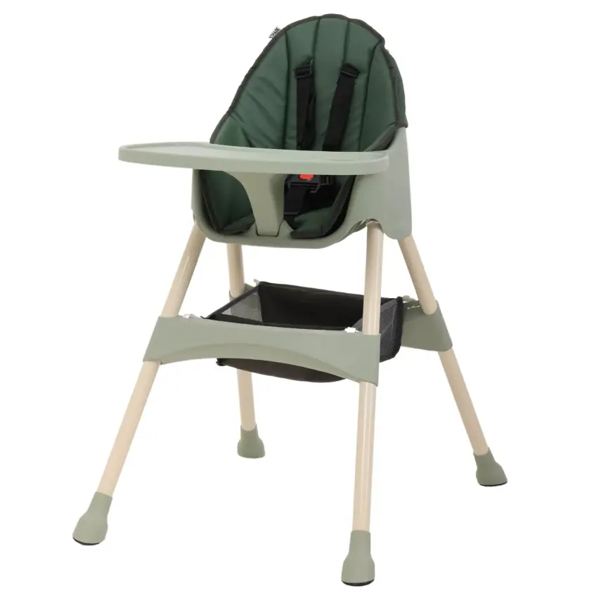 Duux Omega Sepetli Çıkarılabilir Tepsili Mama Sandalyesi Yeşil - 13