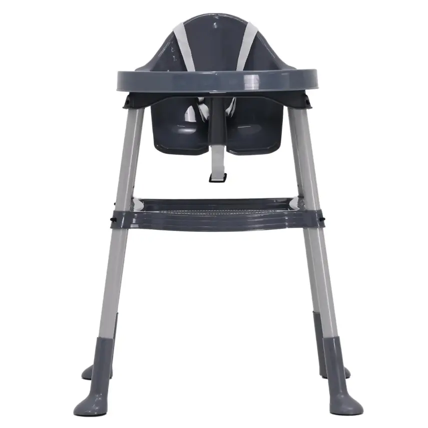 Duux Orman Desenli Portatif Katlaması Kolay Hafif 5 Nokta Emniyet Kemerli Basic Mama Sandalyesi Antrasit - 24