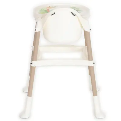 Duux Orman Desenli Portatif Katlaması Kolay Hafif 5 Nokta Emniyet Kemerli Basic Mama Sandalyesi Krem - 17