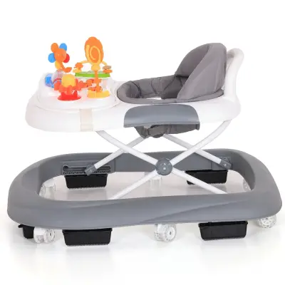 Duux Plano Oyuncaklı Müzikli 3 Kademeli Örümcek Bebek Yürüteci Beyaz - 8