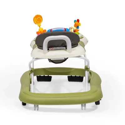 Duux Plano Oyuncaklı Müzikli 3 Kademeli Örümcek Bebek Yürüteci Yeşil - 3