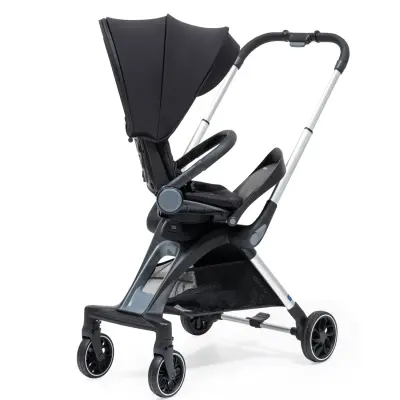 Duux Pro 360°Dönebilen Çift Yönlü Travel Sistem-Seyahat Sistem Bebek Arabası Black - 9