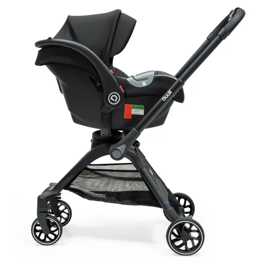 Duux Pro 360°Dönebilen Çift Yönlü Travel Sistem-Seyahat Sistem Bebek Arabası Grey - 7
