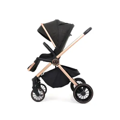 Duux Pro Max Katlanır Çift Yönlü Travel Sistem Bebek Arabası Black - 7
