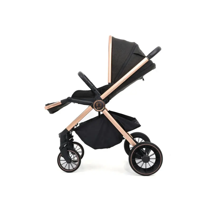 Duux Pro Max Katlanır Çift Yönlü Travel Sistem Bebek Arabası Black - 12