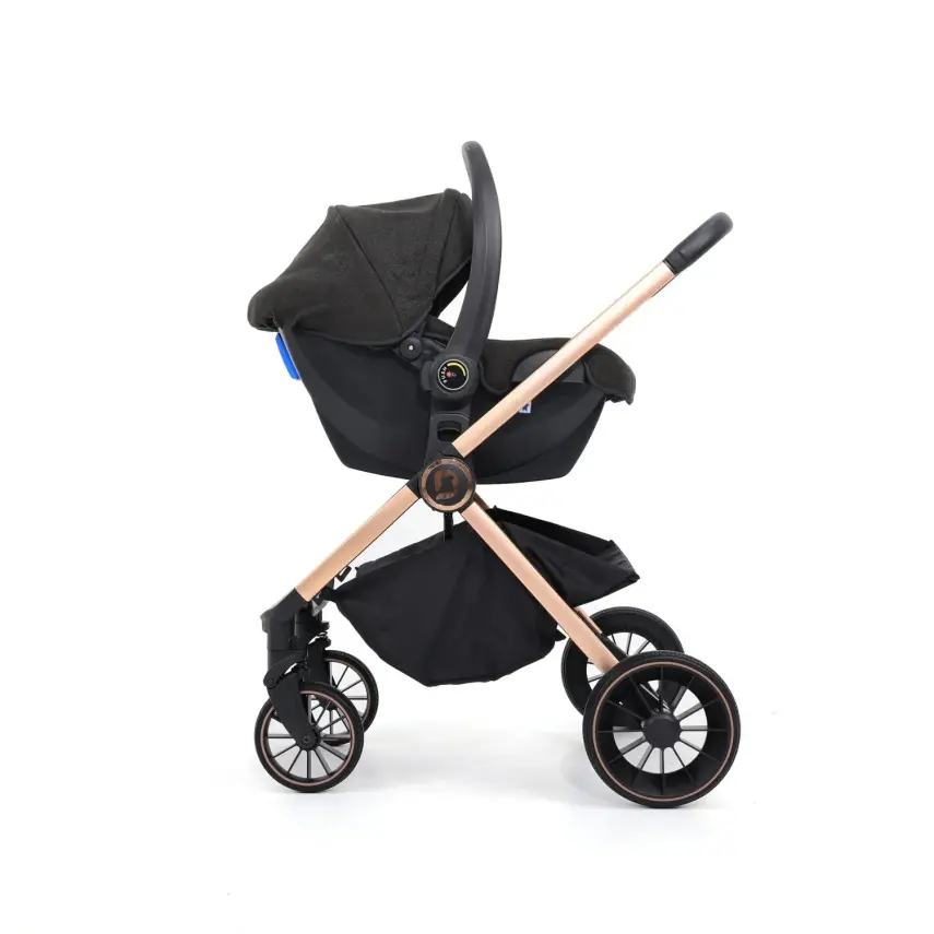 Duux Pro Max Katlanır Çift Yönlü Travel Sistem Bebek Arabası Black - 13