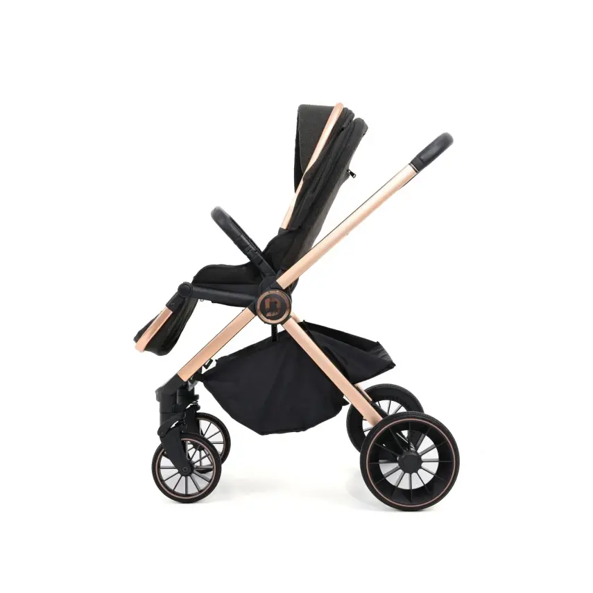 Duux Pro Max Katlanır Çift Yönlü Travel Sistem Bebek Arabası Black - 11