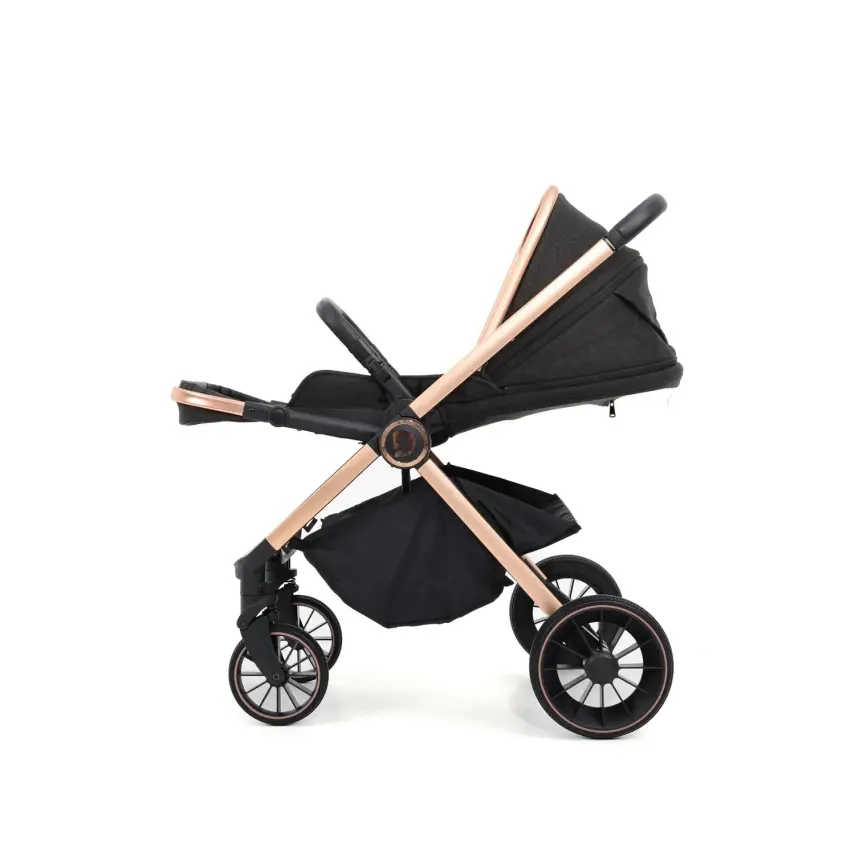 Duux Pro Max Katlanır Çift Yönlü Travel Sistem Bebek Arabası Black - 14