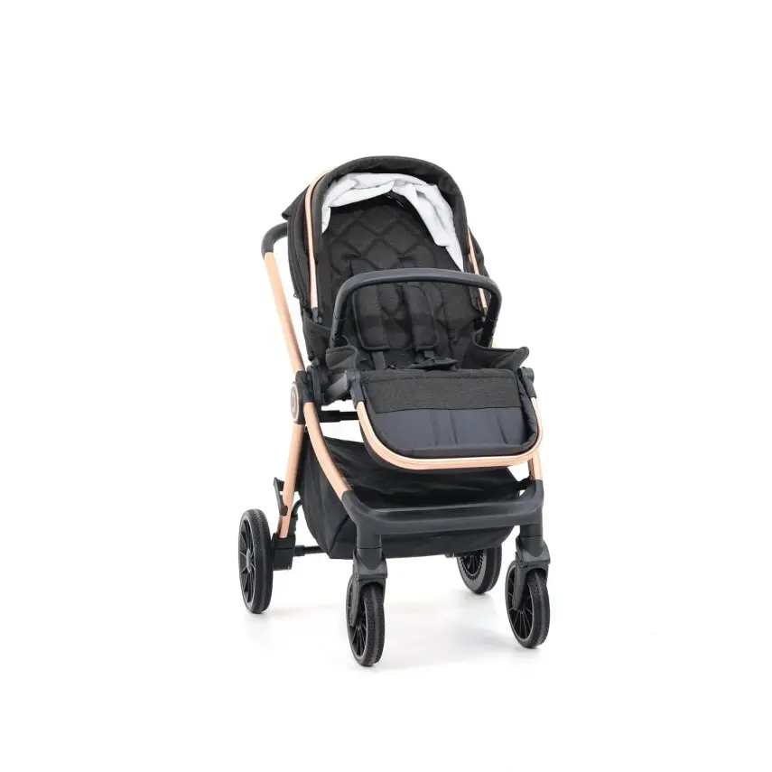 Duux Pro Max Katlanır Çift Yönlü Travel Sistem Bebek Arabası Black - 6