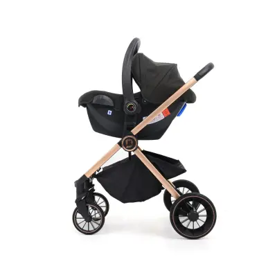 Duux Pro Max Katlanır Çift Yönlü Travel Sistem Bebek Arabası Black - 18