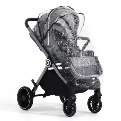 Duux Pro Max Katlanır Çift Yönlü Travel Sistem Bebek Arabası Black - 25