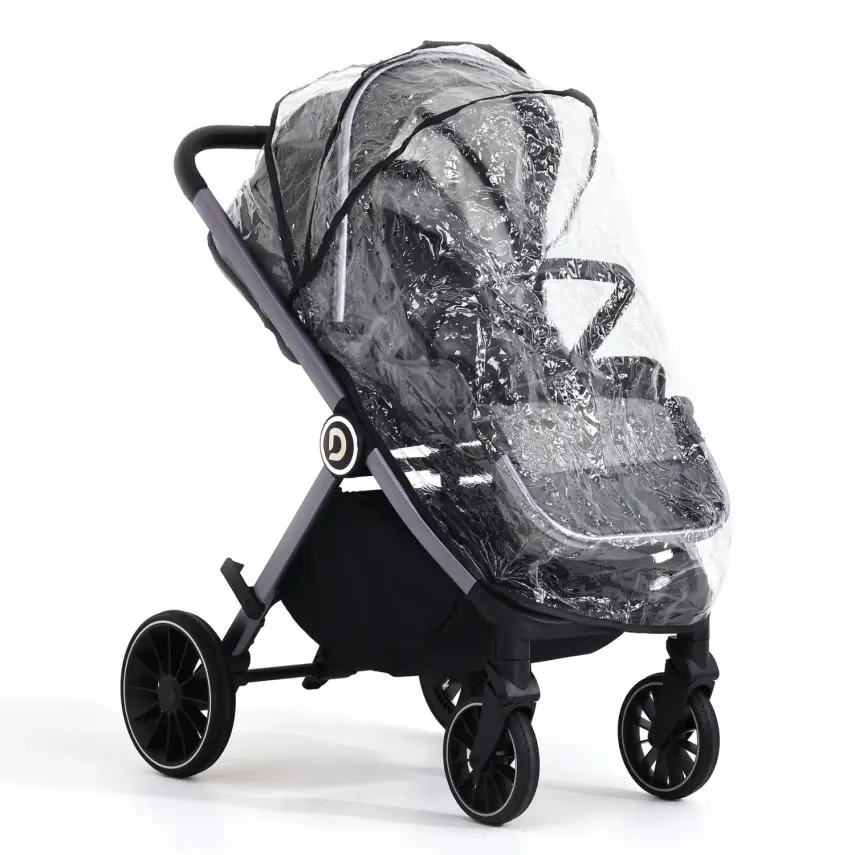 Duux Pro Max Katlanır Çift Yönlü Travel Sistem Bebek Arabası Black - 25