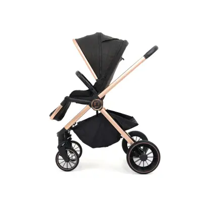 Duux Pro Max Katlanır Çift Yönlü Travel Sistem Bebek Arabası Black - 10