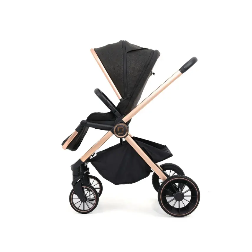 Duux Pro Max Katlanır Çift Yönlü Travel Sistem Bebek Arabası Black - 10