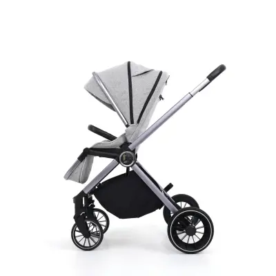 Duux Pro Max Katlanır Çift Yönlü Travel Sistem Bebek Arabası Light Grey - 8