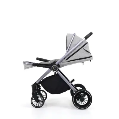 Duux Pro Max Katlanır Çift Yönlü Travel Sistem Bebek Arabası Light Grey - 14