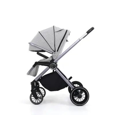 Duux Pro Max Katlanır Çift Yönlü Travel Sistem Bebek Arabası Light Grey - 7