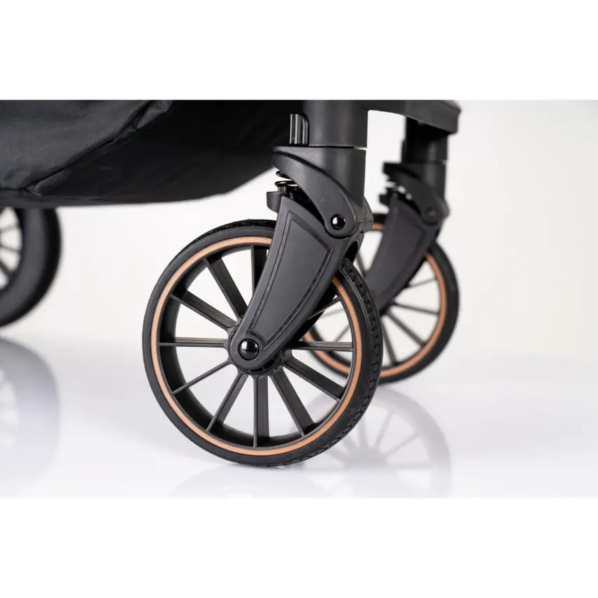 Duux Pro Max2  I-Size Çift Yönlü Kolay Katlanabilen Su Geçirmeyen Travel Sistem-Seyahat Sistem Bebek Arabası Yağmurluk Hediyeli Black - 20