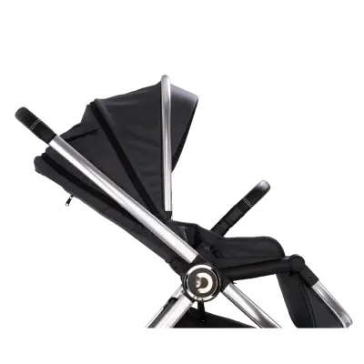 Duux Pro Max2  I-Size Çift Yönlü Kolay Katlanabilen Su Geçirmeyen Travel Sistem-Seyahat Sistem Bebek Arabası Yağmurluk Hediyeli Dark Grey - 5