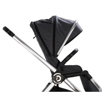 Duux Pro Max2  I-Size Çift Yönlü Kolay Katlanabilen Su Geçirmeyen Travel Sistem-Seyahat Sistem Bebek Arabası Yağmurluk Hediyeli Dark Grey - 9