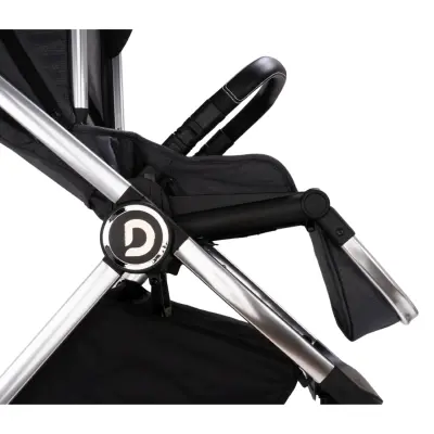 Duux Pro Max2  I-Size Çift Yönlü Kolay Katlanabilen Su Geçirmeyen Travel Sistem-Seyahat Sistem Bebek Arabası Yağmurluk Hediyeli Dark Grey - 18