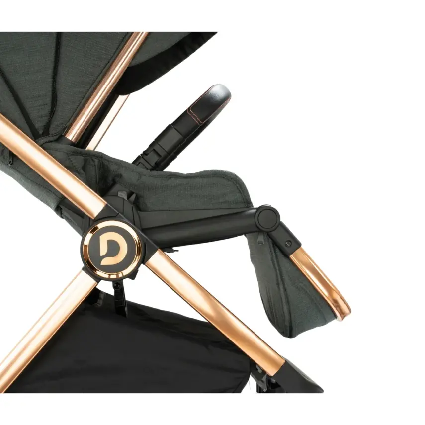 Duux Pro Max2  I-Size Çift Yönlü Kolay Katlanabilen Su Geçirmeyen Travel Sistem-Seyahat Sistem Bebek Arabası Yağmurluk Hediyeli Green - 15