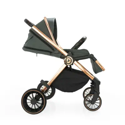 Duux Pro Max2  I-Size Çift Yönlü Kolay Katlanabilen Su Geçirmeyen Travel Sistem-Seyahat Sistem Bebek Arabası Yağmurluk Hediyeli Green - 24