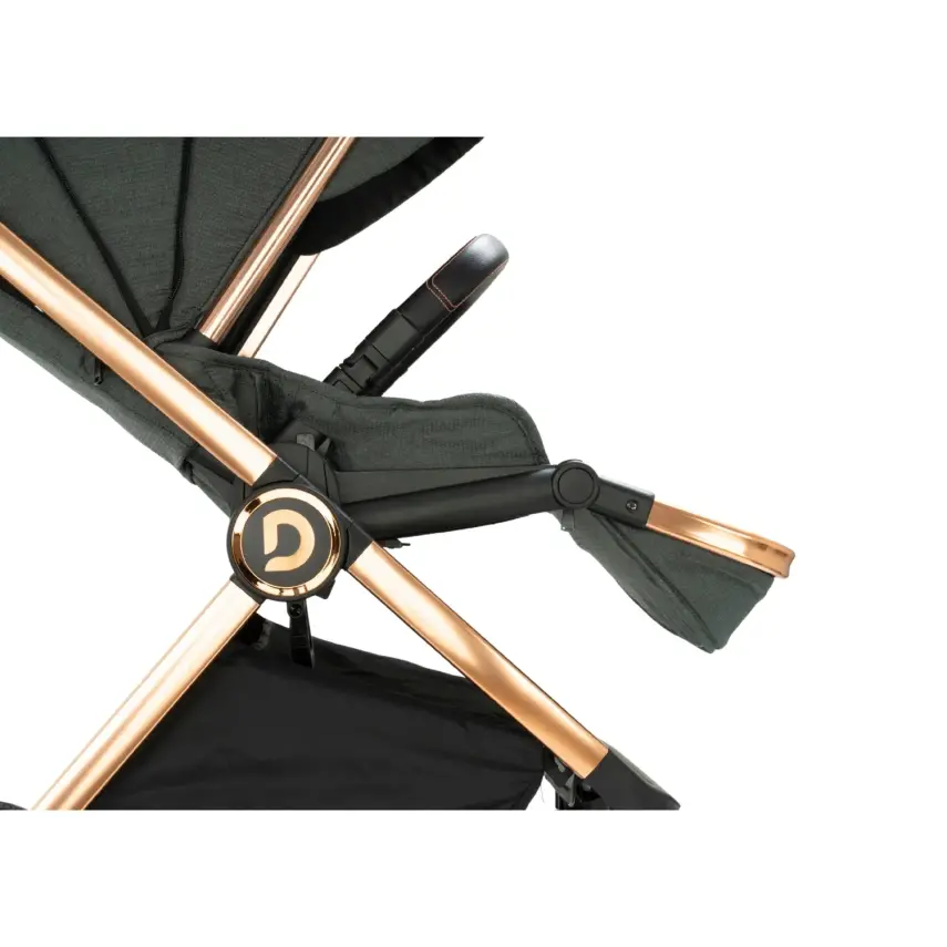 Duux Pro Max2  I-Size Çift Yönlü Kolay Katlanabilen Su Geçirmeyen Travel Sistem-Seyahat Sistem Bebek Arabası Yağmurluk Hediyeli Green - 10