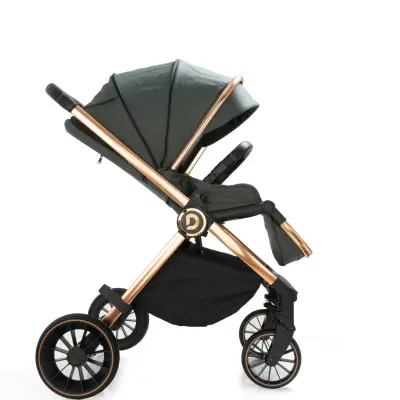 Duux Pro Max2  I-Size Çift Yönlü Kolay Katlanabilen Su Geçirmeyen Travel Sistem-Seyahat Sistem Bebek Arabası Yağmurluk Hediyeli Green - 17