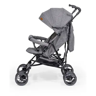 Duux Siena 0-3 Yaş Hafif Puset Baston Bebek Arabası Tam Yatar – Ön Barlı Gri - 11