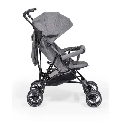 Duux Siena 0-3 Yaş Hafif Puset Baston Bebek Arabası Tam Yatar – Ön Barlı Gri - 16