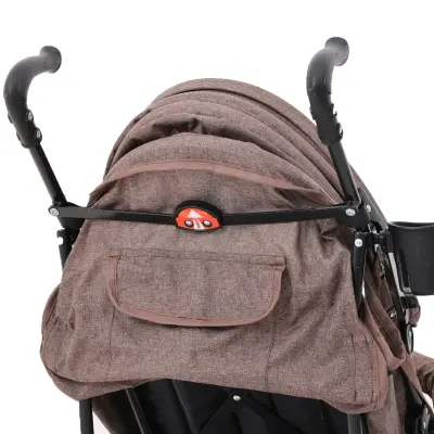 Duux Siena 0-3 Yaş Hafif Puset Baston Bebek Arabası Tam Yatar – Ön Barlı Kahverengi - 9