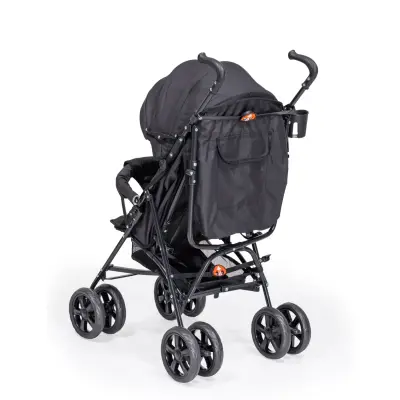 Duux Siena 0-3 Yaş Hafif Puset Baston Bebek Arabası Tam Yatar – Ön Barlı  Siyah - 21