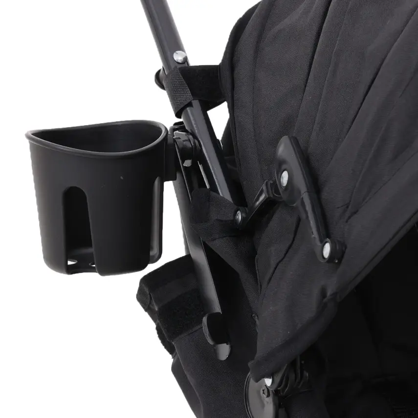 Duux Siena 0-3 Yaş Hafif Puset Baston Bebek Arabası Tam Yatar – Ön Barlı  Siyah - 18