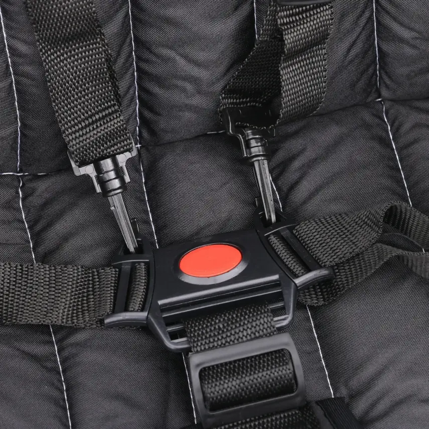 Duux Siena 0-3 Yaş Hafif Puset Baston Bebek Arabası Tam Yatar – Ön Barlı  Siyah - 12