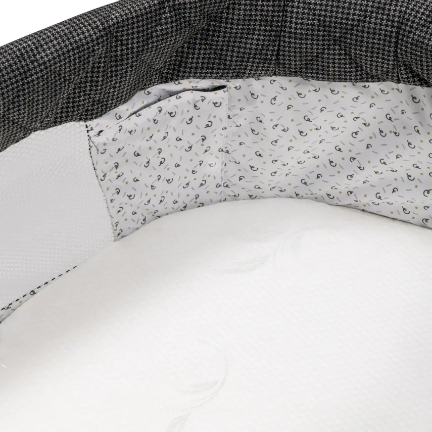 Duux Terra Anne Yanı Ahşap Beşik Anrasit - 5