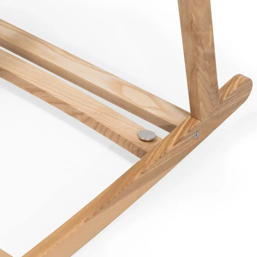 Duux Terra Anne Yanı Ahşap Beşik Gri - 7