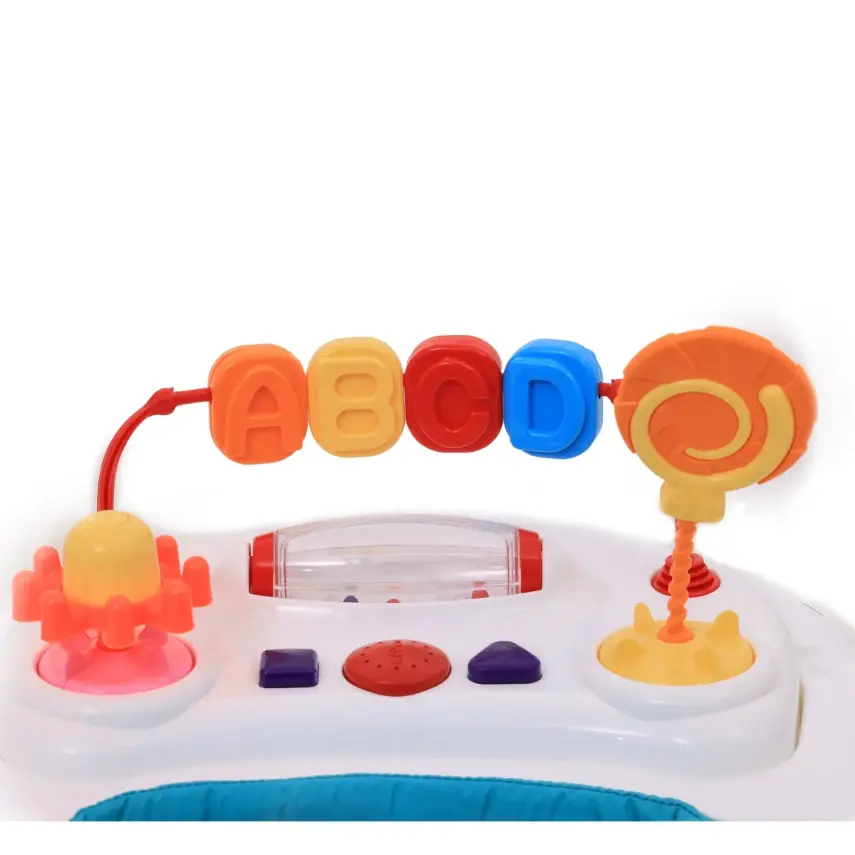 Duux Tobby Oyuncaklı Müzikli 3 Kademeli Örümcek Bebek Yürüteci Beyaz - 3