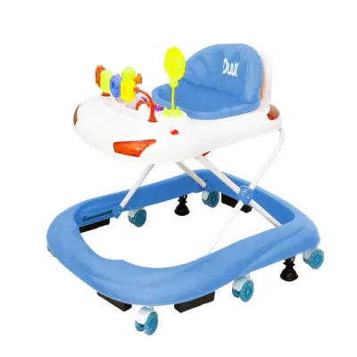 Duux Tobby Oyuncaklı Müzikli 3 Kademeli Örümcek Bebek Yürüteci Beyaz