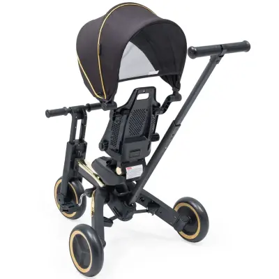 Duux Trike 7 in 1 Katlanır Üç Tekerlekli Çocuk Bisikleti Siyah - 18