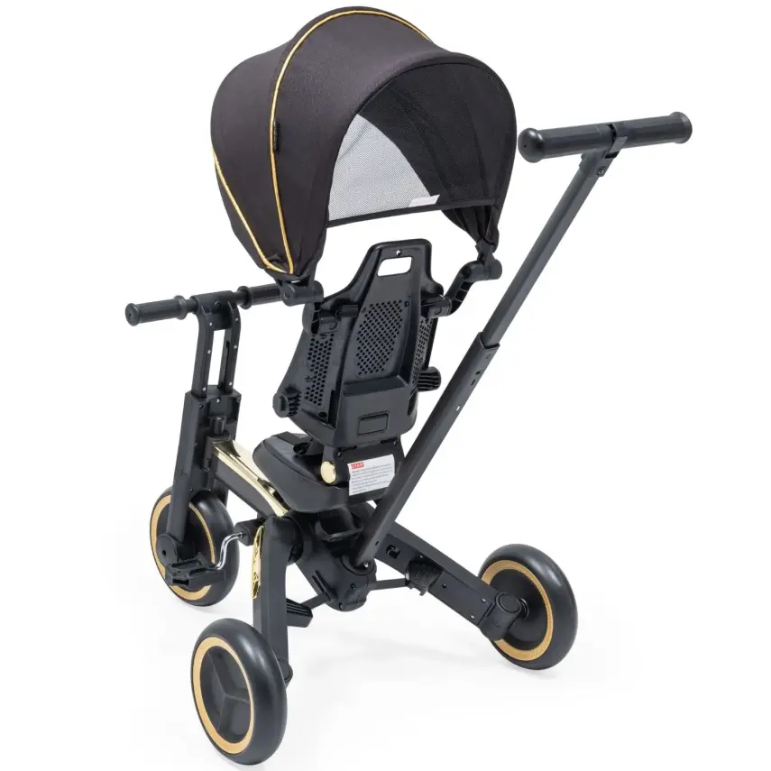 Duux Trike 7 in 1 Katlanır Üç Tekerlekli Çocuk Bisikleti Siyah - 18
